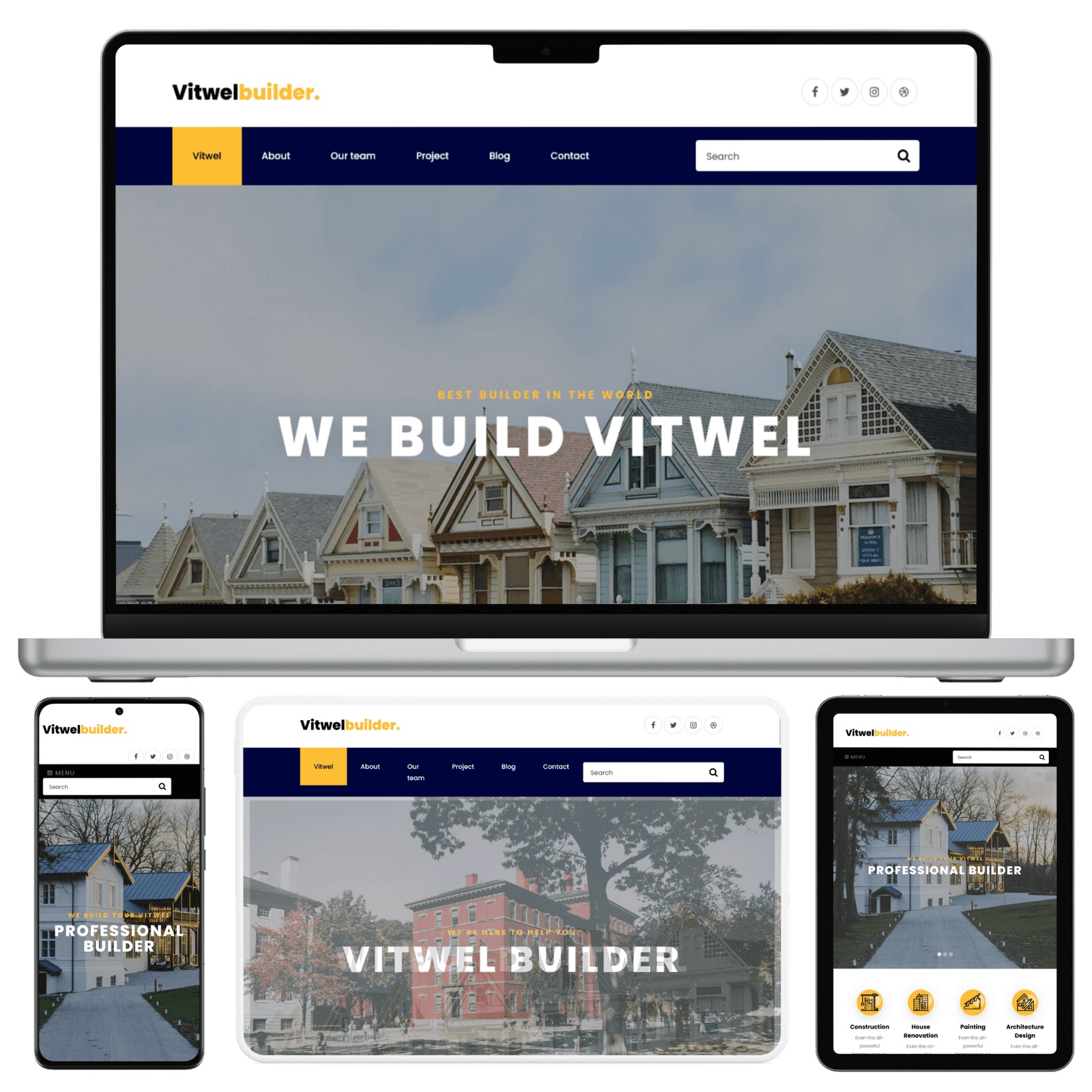 Alquiler de página web Vitwel_vitwel
